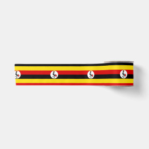 Flag of Uganda Satin Ribbon