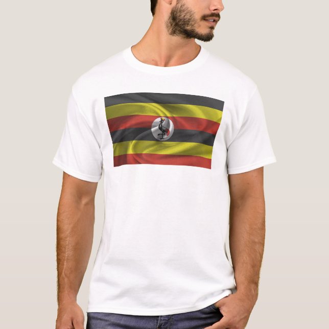 Flag Of Uganda T-Shirt (Front)