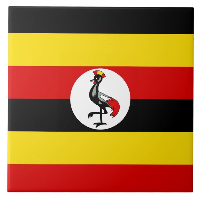 Flag of Uganda Tile (Front)