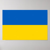 Flag of Ukraine - Прапор України Poster