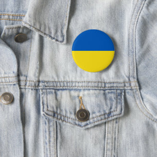 Flag of Ukraine 2 Inch Round Button
