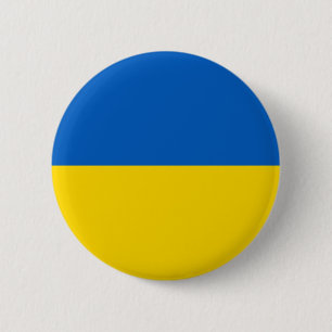 Flag of Ukraine 2 Inch Round Button