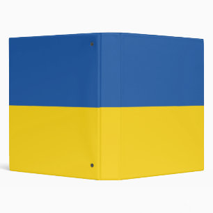 Flag of Ukraine Button Binder