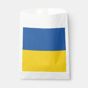 Flag of Ukraine Button Favour Bag
