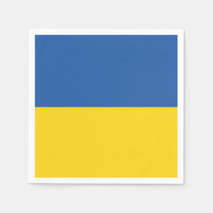 Flag of Ukraine Button Napkin