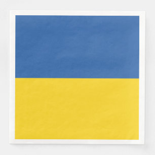 Flag of Ukraine Button Napkin