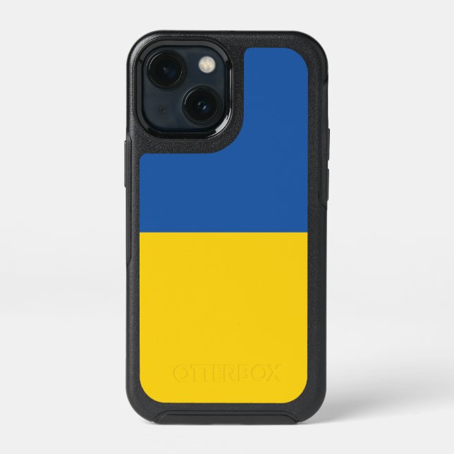 Flag of Ukraine Button OtterBox iPhone Case (Back)