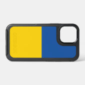 Flag of Ukraine Button OtterBox iPhone Case (Back Horizontal)