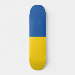 Flag of Ukraine Button Skateboard