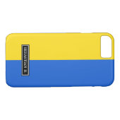 Flag of Ukraine Case-Mate iPhone Case (Back (Horizontal))