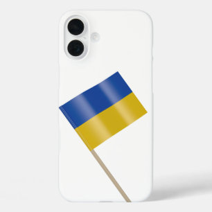 Flag of Ukraine iPhone 16 Plus Case