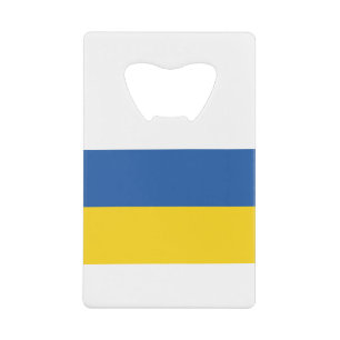 Flag of Ukraine Credit Card Bottle Opener