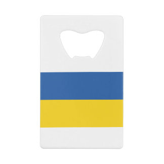Flag of Ukraine Credit Card Bottle Opener