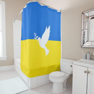 Flag of Ukraine - Dove of Peace - Freedom - Peace 