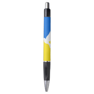 Flag of Ukraine - Dove of Peace - Freedom - Peace  Pen