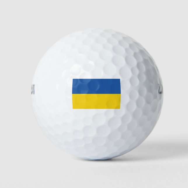 Flag of Ukraine Golf Balls (Front)
