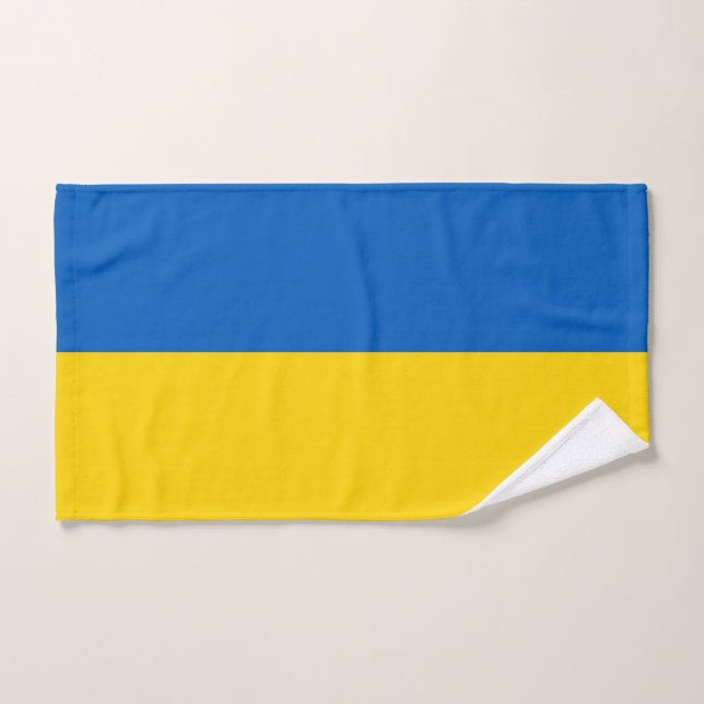 Flag of Ukraine Hand Towel (Hand Towel)