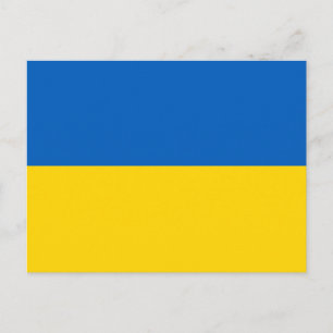 Flag of Ukraine Postcard