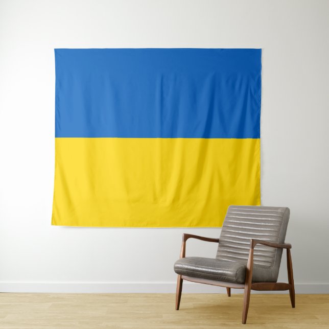Flag of Ukraine Tapestry (In Situ (Horizontal))