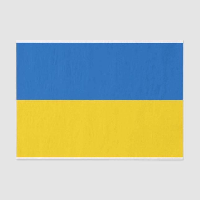 Flag of Ukraine Tissue Paper (Front)