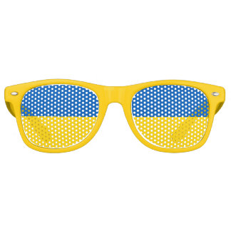 Flag of Ukraine - Ukrainian Flag - Прапор України Retro Sunglasses