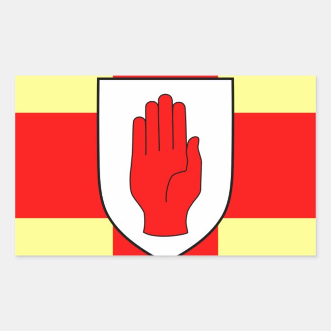 Flag of Ulster - Northern Ireland Sticker (Front)