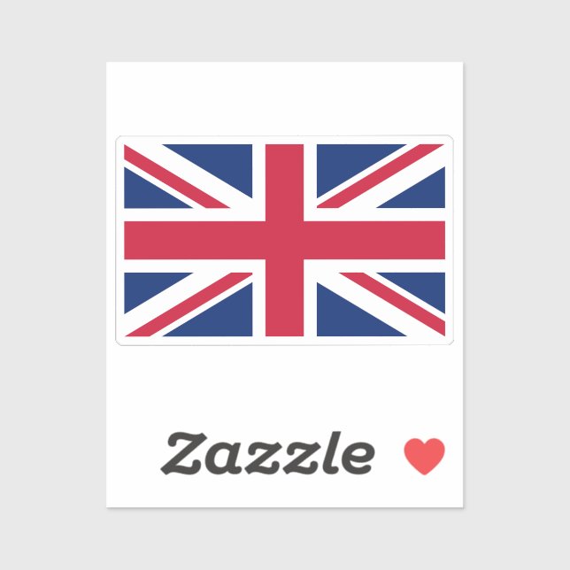 Flag of United Kingdom custom-cut  (Sheet)