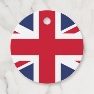 Flag of United Kingdom Favour Tags