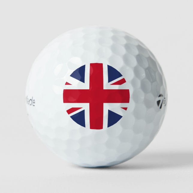 Flag of United Kingdom Golf Balls (Front)