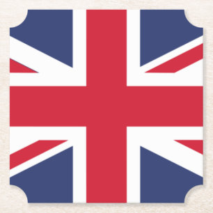 Flag of United Kingdom Paper Coaster