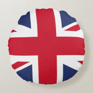 Flag of United Kingdom Round Pillow