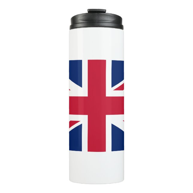 Flag of United Kingdom Thermal Tumbler (Front)