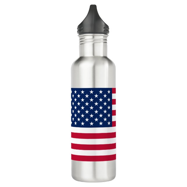 Flag of United States  710 Ml Water Bottle (Left)