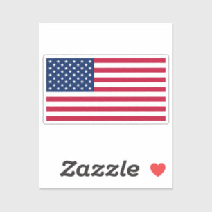 Flag of United States custom-cut