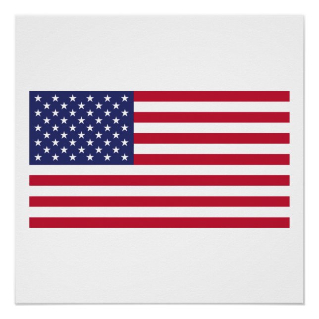 Flag of United States of America Poster (Front)