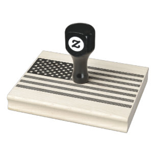 Flag of United States of America Rubber Stamp