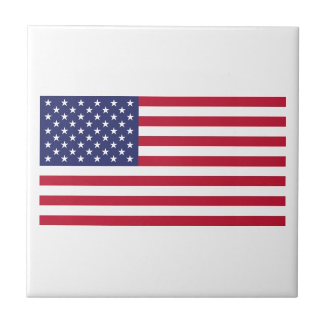 Flag of United States of America Tile (Front)