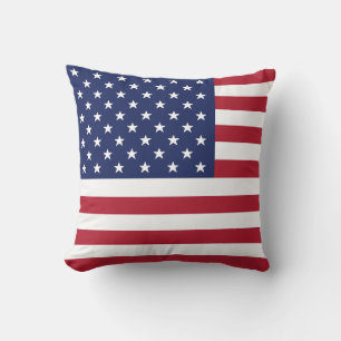 Flag of United States Throw Pillow