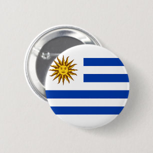Flag of Uruguay 2 Inch Round Button