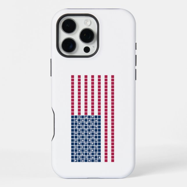 Flag of USA iPhone Case (Back)