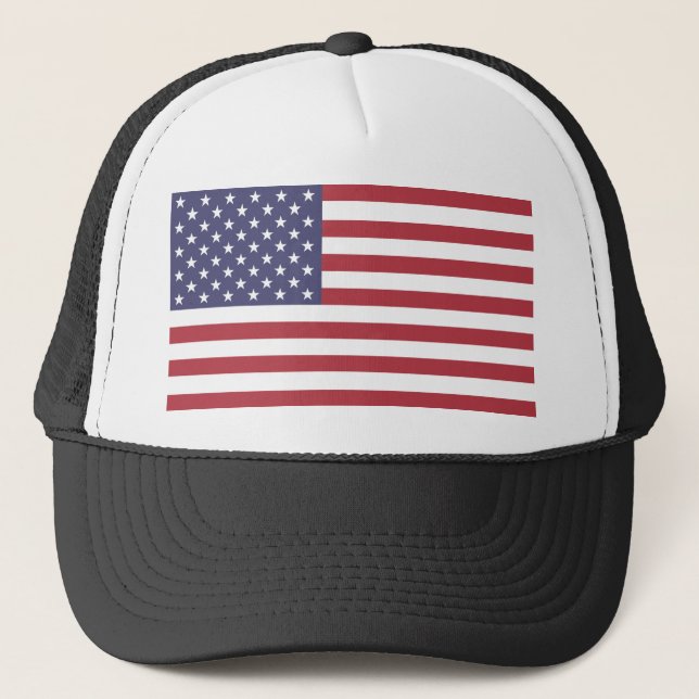 Flag of USA Trucker Hat (Front)