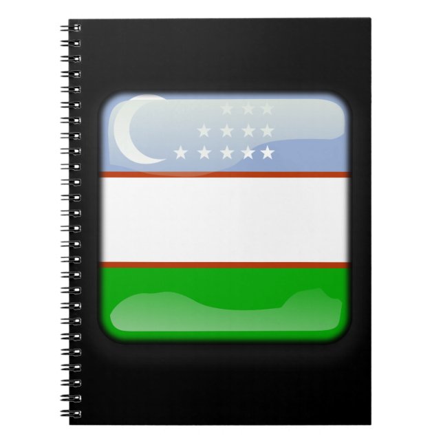 Flag of Uzbekistan Notebook (Front)