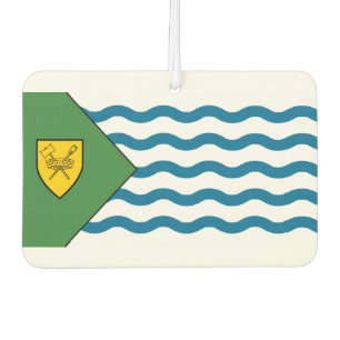 Flag of Vancouver, British Columbia Button Air Freshener