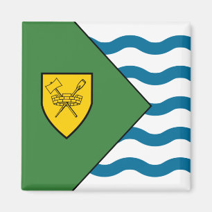 Flag of Vancouver (British Columbia, Canada) Magnet