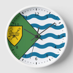 Flag of Vancouver, British Columbia Clock