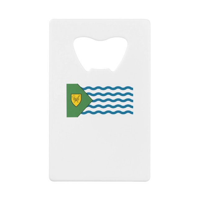 Flag of Vancouver, British Columbia Credit Card Bottle Opener (Front)