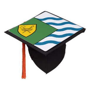 Flag of Vancouver, British Columbia Graduation Cap Topper