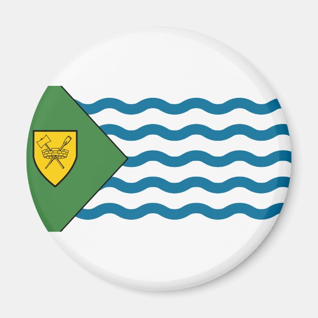 Flag of Vancouver, British Columbia Magnet (Front)