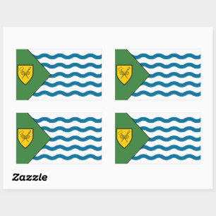 Flag of Vancouver, British Columbia Sticker