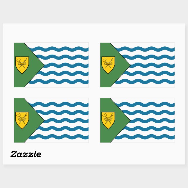Flag of Vancouver, British Columbia Sticker (Sheet)